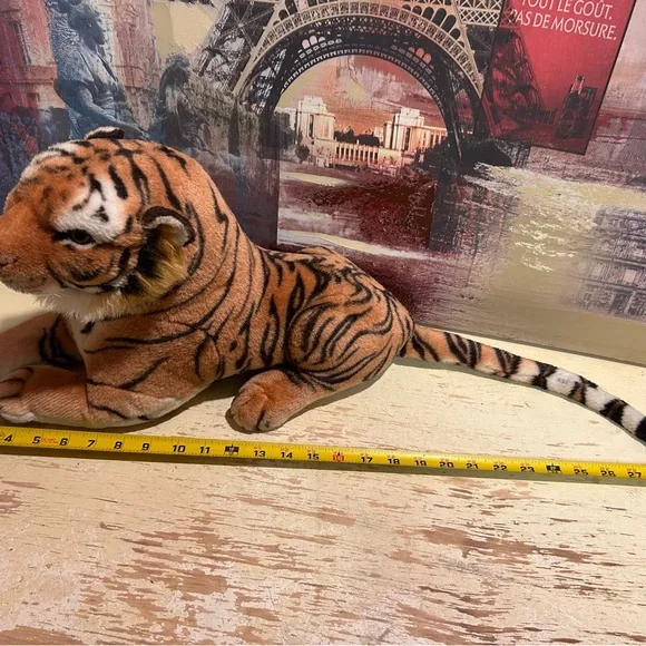 Bengal Tiger Plush Stuffed Animal Toy - Picture 7 of 9